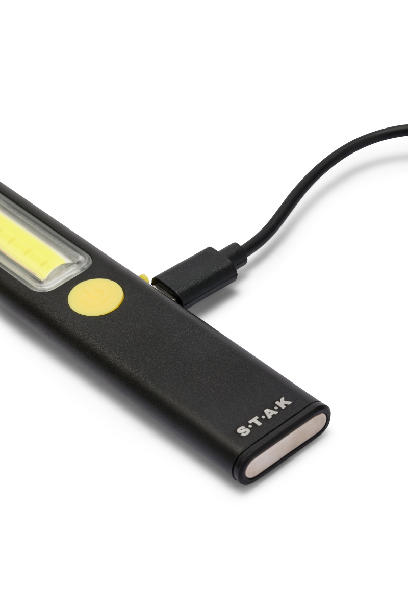 Linterna LED recargable de 3W extrafina de aluminio STEALTH