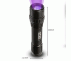 Linterna LED + UV 3W con función zoom HORACIO