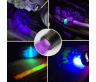 Linterna LED + UV 3W con función zoom HORACIO