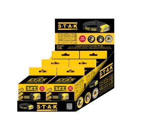 Linterna frontal profesional LED recargable 300 lm con sensor manos libres LASER