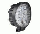 Luz 12/24V redonda 27W, 1800 lm, IP67