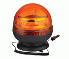 Baliza giratoria 12/24 V con base magnética y conector mechero, 20 W