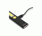 Linterna LED recargable de 3W extrafina de aluminio STEALTH