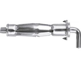 Blíster de 2 tacos metálicos Acrobat M5x37 mm + alcayata