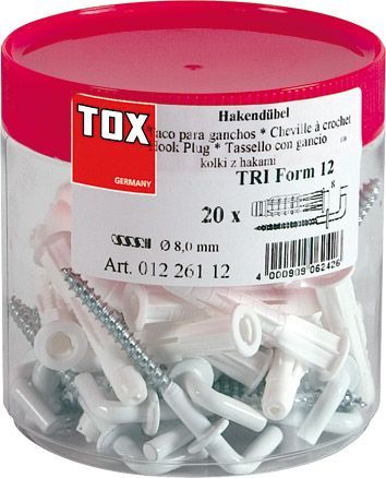 Tarro de 20 tacos Trika (8x51) + 20 alcayatas Will-L (5,0x70)