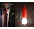 Bombilla LED portátil con interruptor de cadena RETRO