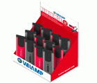 Linterna LED recargable con mosquetón en colores variados WILSON