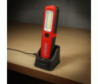 Luz de trabajo FONZIE 500 lúmenes con base de carga (LED + UV + linterna)