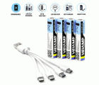 Pack de 4 pilas AA litio recargables USB-C 1400 mAh