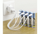 Pack de 4 pilas AA litio recargables USB-C 1400 mAh