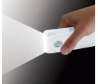 Punto de luz con detección de presencia + luz de emergencia + linterna LED con enchufe europeo horizontal NIGHT GUARD 2