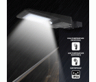 Farola con carga solar y detector de movimiento CRUISER