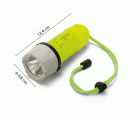 Linterna subacuática LED IP68 150 lm 3 W alcance 50 m NEMO