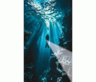 Linterna subacuática LED IP68 150 lm 3 W alcance 50 m NEMO