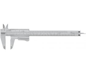 Calibre pie de rey monobloc DIN 862 (Bloqueo Tornillo; Largo 200 mm)