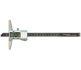 Calibre de profundidad electrónico-digital DIN 862 , Capacidad 200 mm