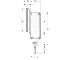 Palpador orientable DIN 2270