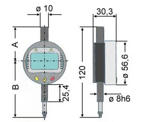 Comparador electrónico digital