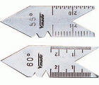 Patrones triangulares de acero para roscas