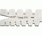 Patrón roscas trapezoidal