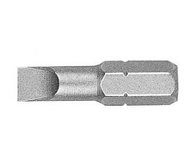 Punta plana STANDARD guía 1/4" corta (6,5x25)