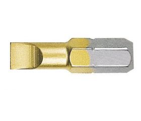 Punta plana STANDARD TIN guía 1/4" corta (6,5x25)