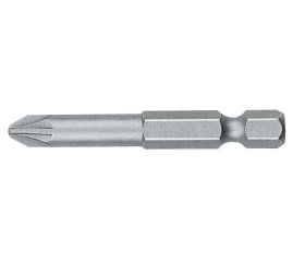 Punta Pozidriv STANDARD guía 1/4" larga (PZ1x90)