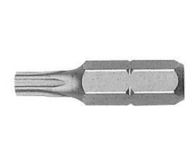 Punta Torx seguridad STANDARD guía 1/4" corta (T15x25)