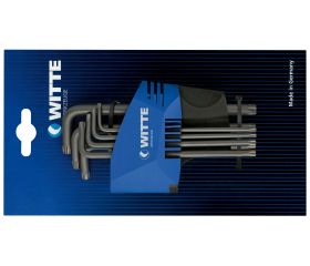 Juego de 8 llaves acodadas Torx