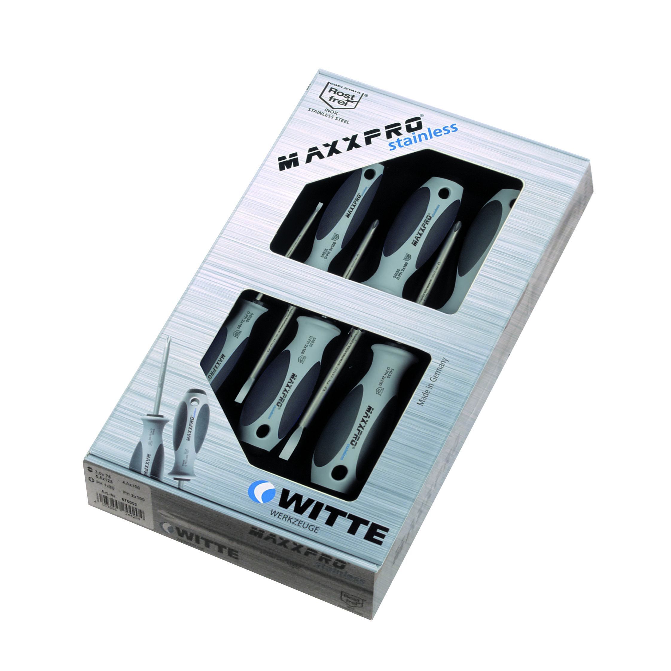 Cacciavite Torx WITTE MAXXPRO Inox T20 X 100 Mm - Qualità Professionale