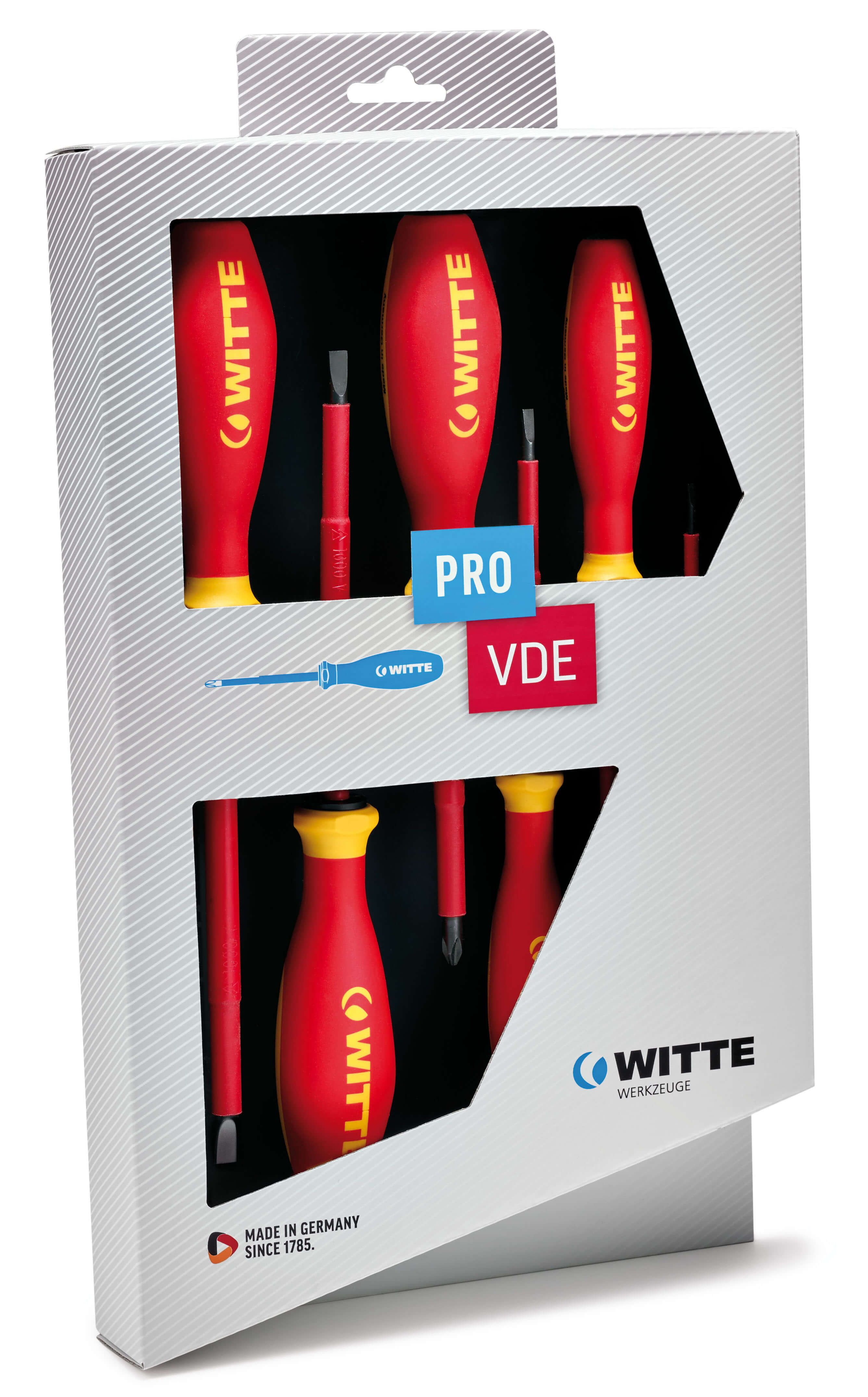 Juego de 5 destornilladores PRO VDE (PL/PH)