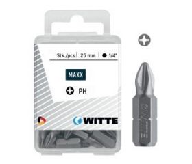 5 Puntas en cajita de plástico largo 25 mm (PH2 STAINLESS)