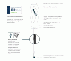 Destornillador de punta plana MAXXPRO Inoxidable