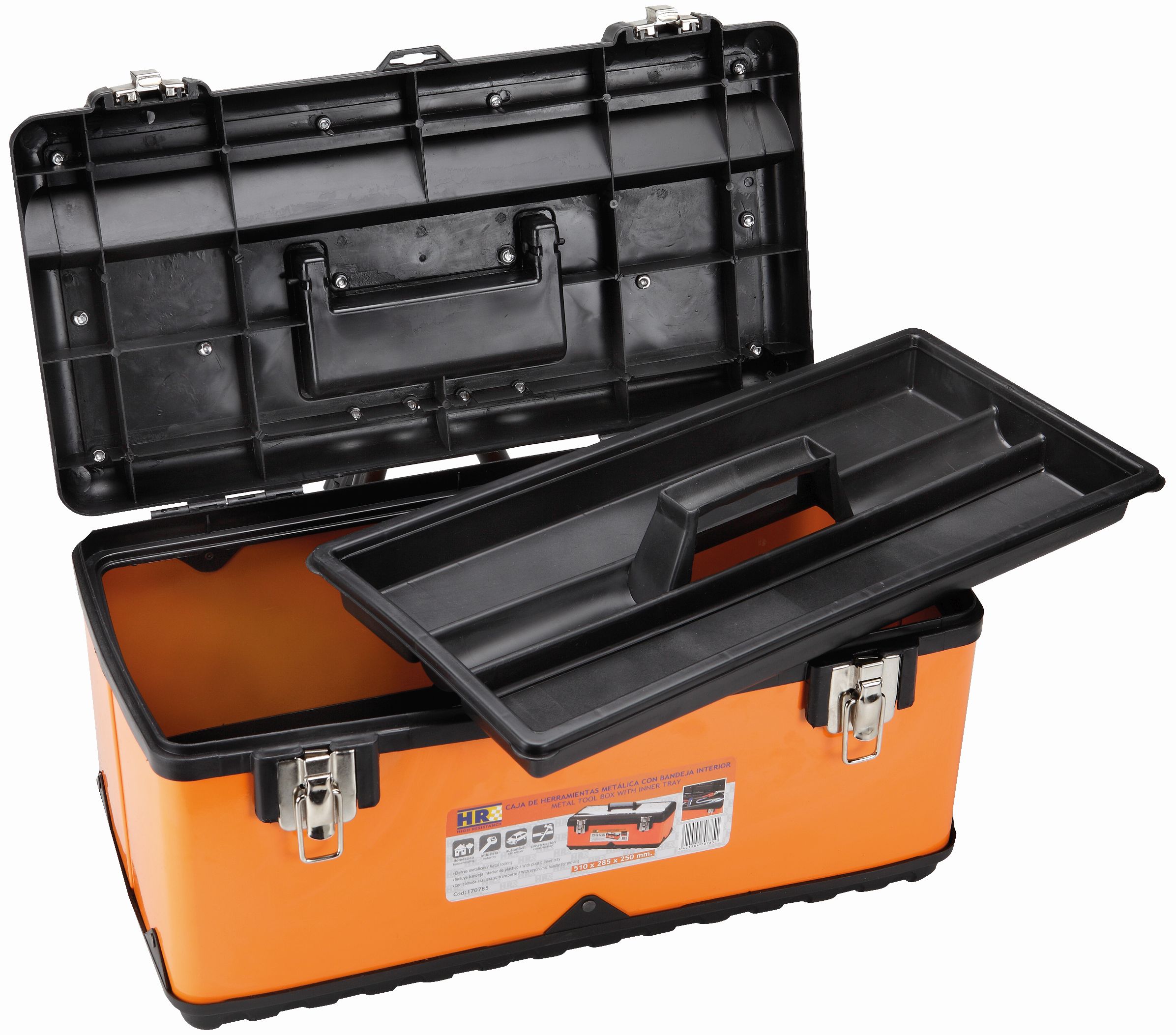 Metal Box With Interior Tray ALYCO ORANGE, Products