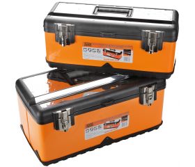 Pack 2 Cajas Metálicas Con Bandeja Interior ALYCO ORANGE