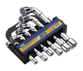 Juego De 6 Llaves De Pipa Forjadas, En Soporte Plástico ALYCO