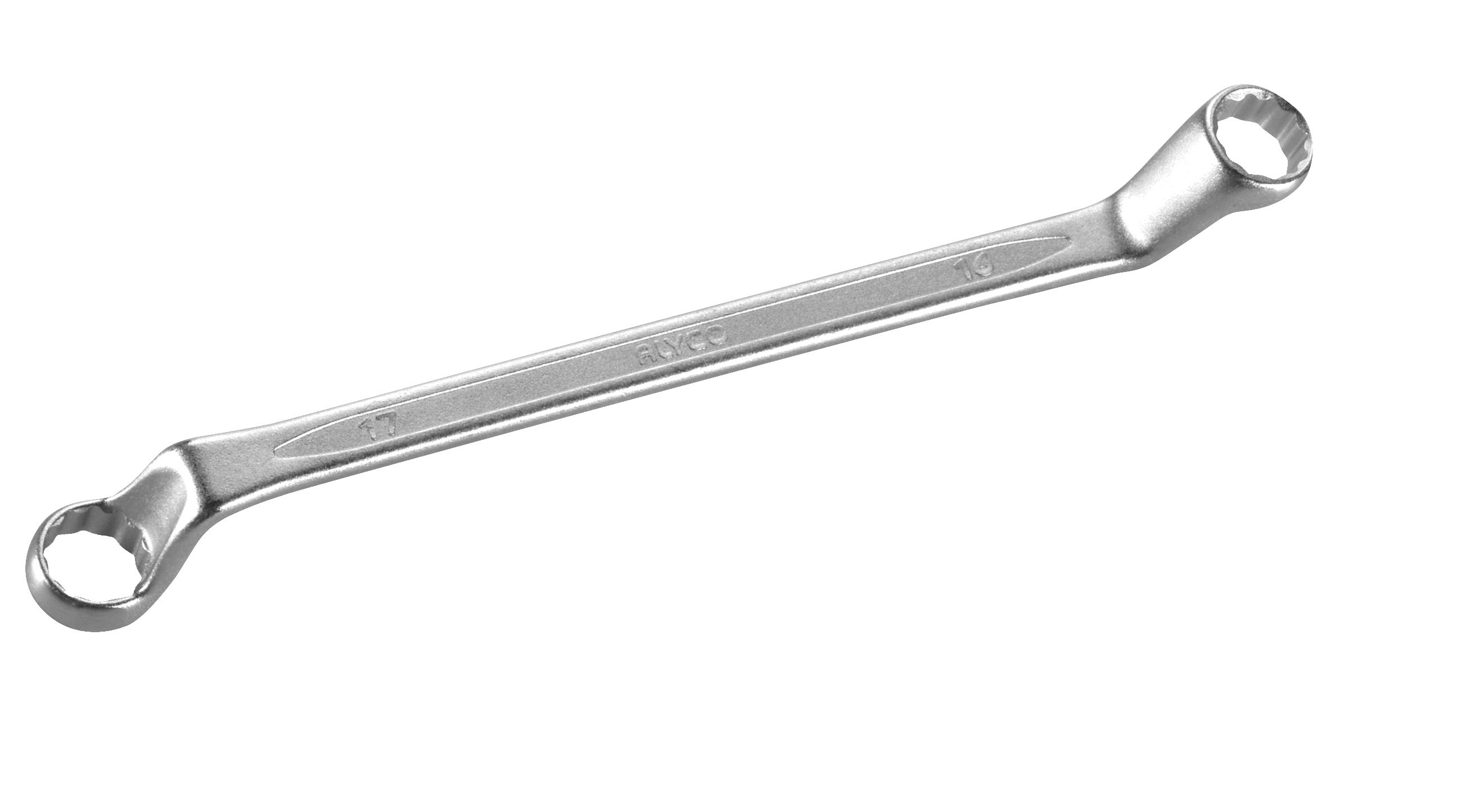 Llave Estrella Acodada Plus Acero Cromo Vanadio 30x32 Din 838. Llave