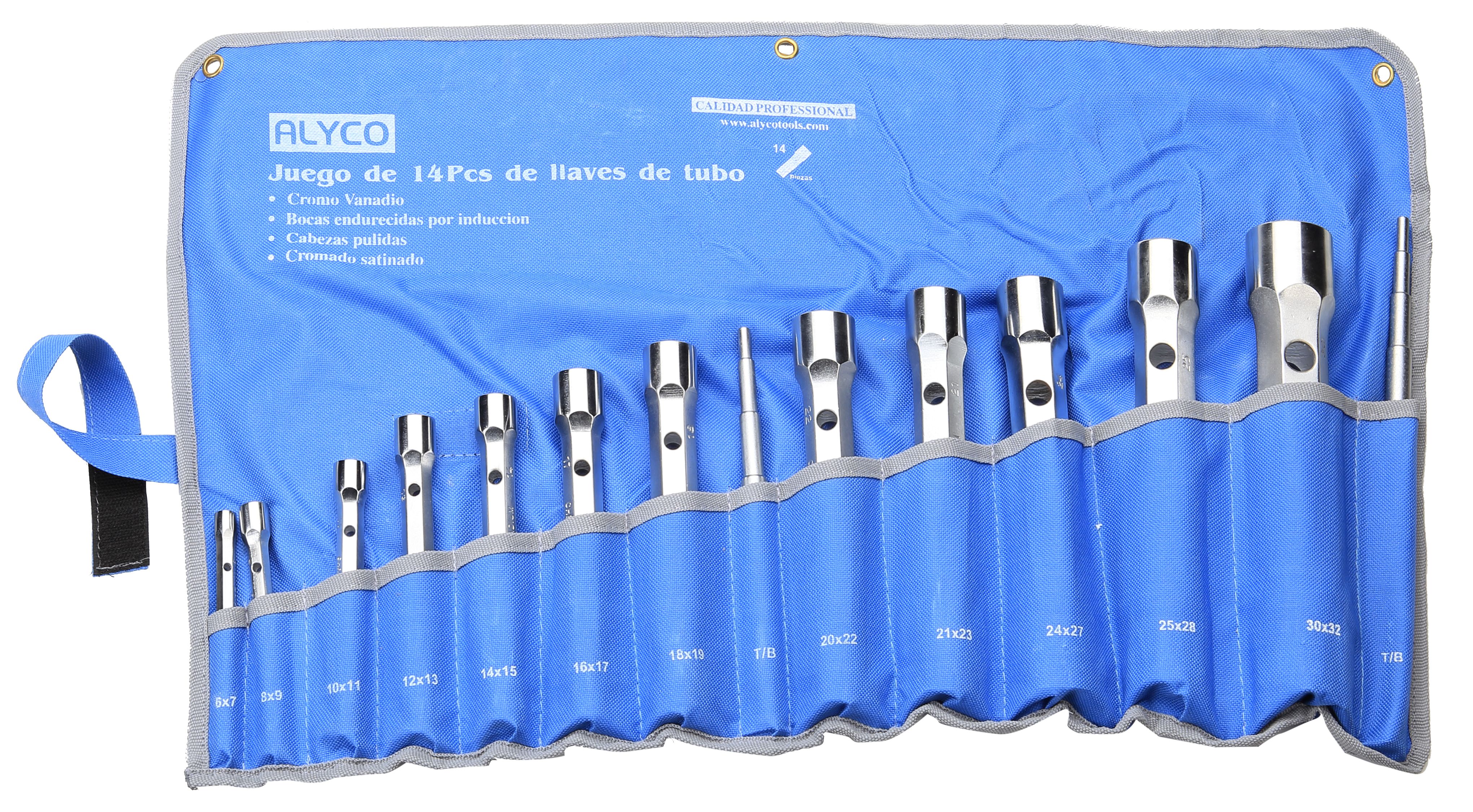 Juego De 12 Llaves De Tubo Forjadas, En Bolsa De Nylon ALYCO, Productos