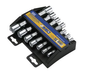 Juego De 7 Llaves De Tubo Forjadas, Soporte Plástico ALYCO