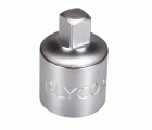 Adaptador para llaves de vaso, con acoplamiento hembra de 3/4 y macho de 1