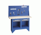 Mesa De Trabajo Reforzada Con 2 Cajones ALYCO