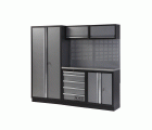 Conjunto Modular De Taller De 3 Módulos De Superficie De Trabajo De Acero Inoxidable ALYCO