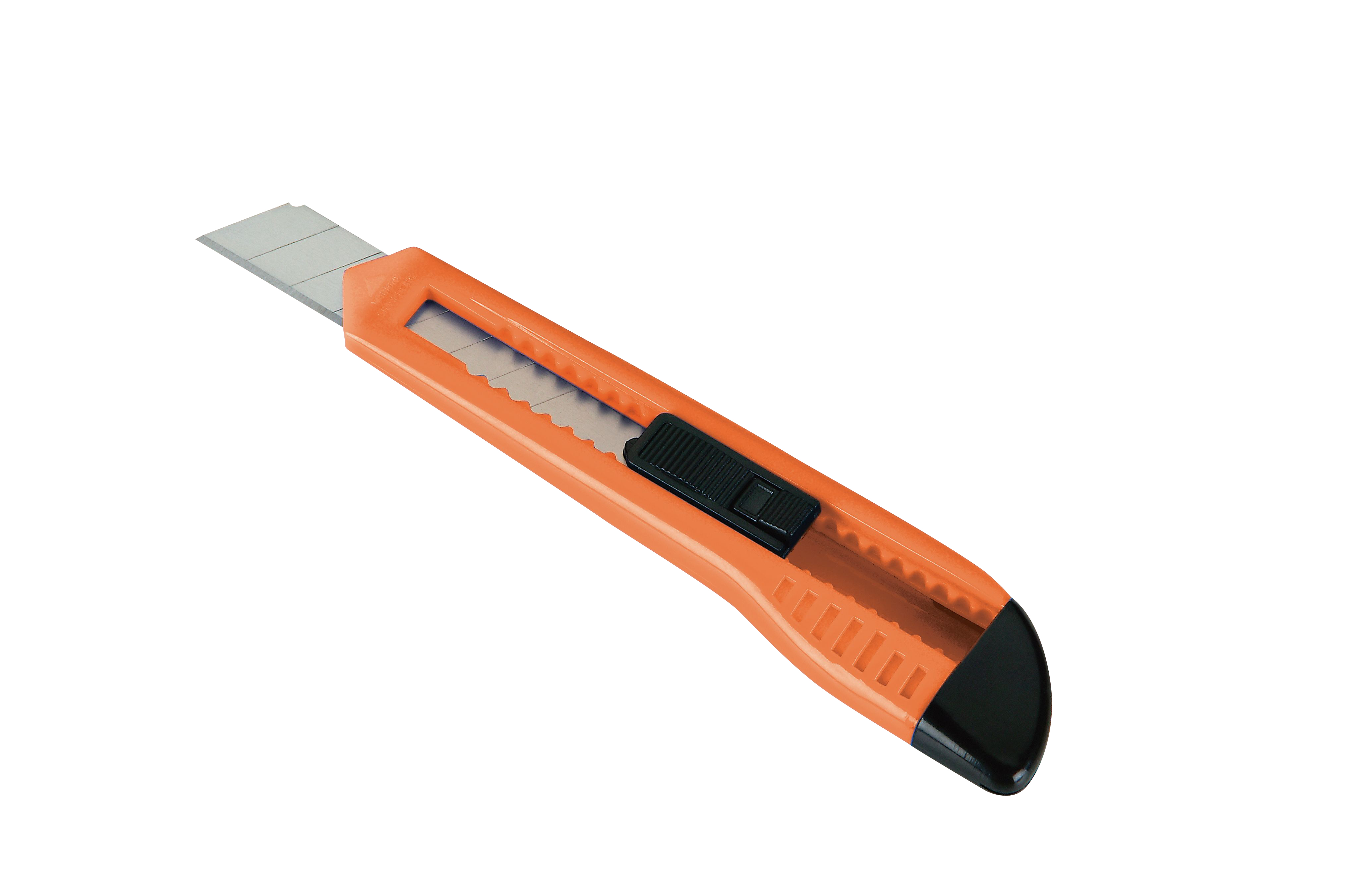 Cutter De Cuchilla Fragmentable De 9 Mm Con Guía De Plástico ALYCO ORANGE, Productos