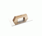 Llana Rectangular Inoxidable Afilada Mango Madera ALYCO