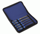 Juego De 5 Limas Entrefinas En Estuche De Nylon ALYCO 