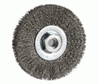 Cepillo Circular Metálico Latónado o De Acero inox. Para Amoladoras ALYCO