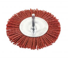 kwb brosse métallique ronde / brosse cylindrique, fine, ondulée