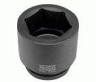 Llave de vaso de impacto con boca hexagonal y cuadradillo 1 - 1/2
