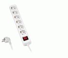 Base Múltiple Con Interruptor 3, 4, 5 o 6 Enchufes Con Cable 3X1,5 Y 1,4 o 3 Metros ALYCO