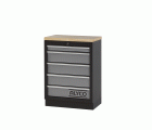 Armario Base De 5 Cajones Con Base De Madera Y Cerradura ALYCO